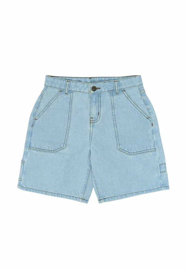 Шорты джинсовые Tnsavid baggy fit worker shorts The New, light blue denim, светло-голубой