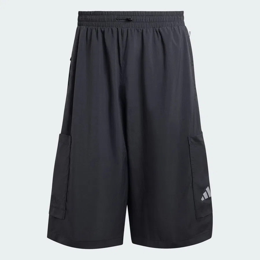 Спортивные шорты с карманами adidas, Черный — фото 3