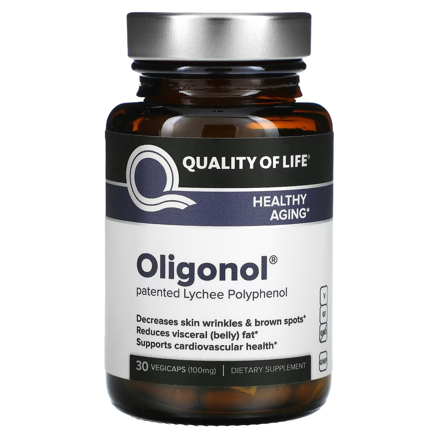 

Олигонол Quality of Life Labs, 30 вегетарианских капсул
