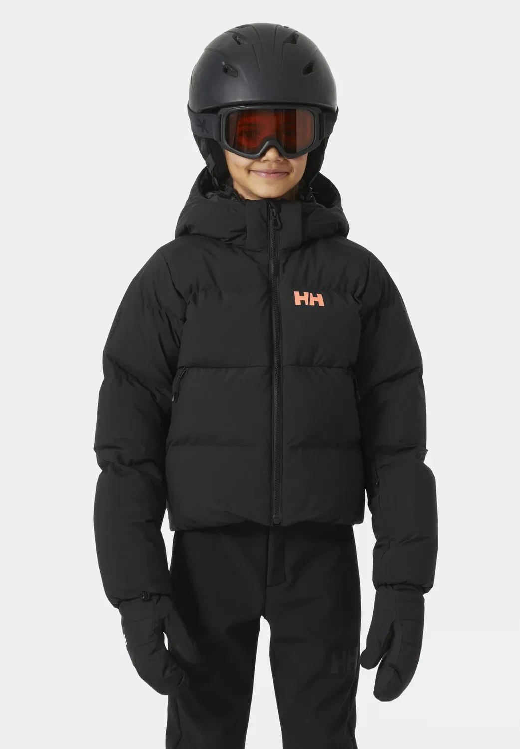 Зимняя куртка Jr nora короткая пуховая, унисекс - зимняя куртка Helly Hansen, Black