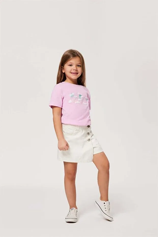 Детские шорты для девочек джинсовые Lee Cooper, White Jean