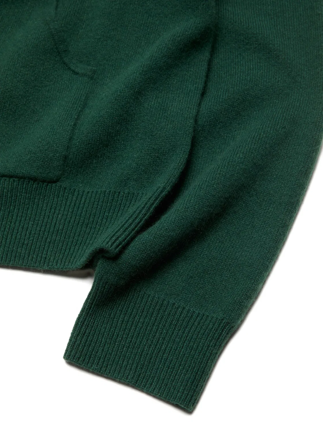 Кружевной худи с длинным рукавом Acne Studios, темно-зеленый — фото 3