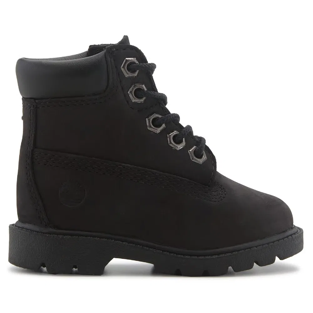 Классические детские ботинки высотой Timberland, Black — фото 2