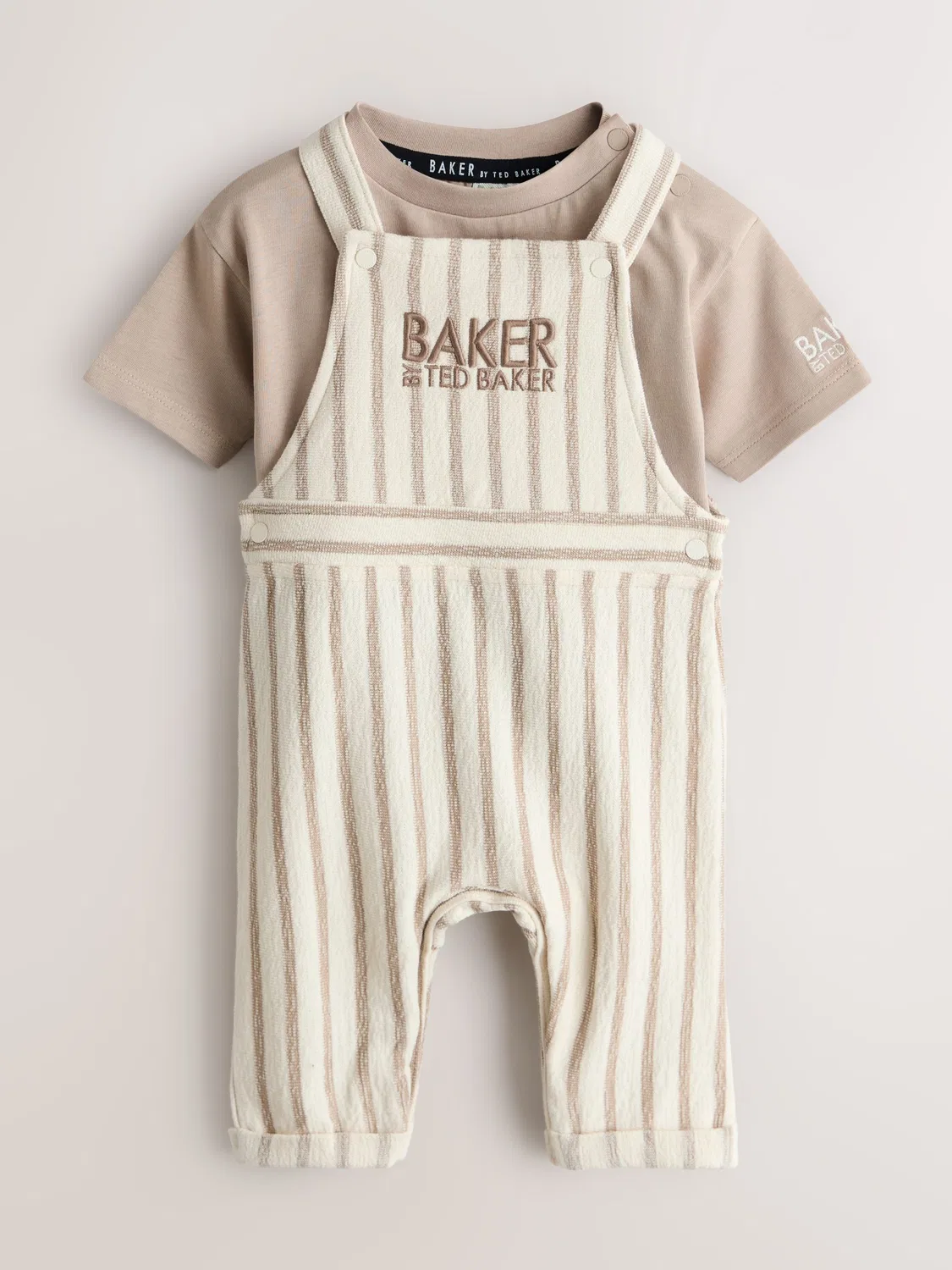 Комбинезон с футболкой, полосатый Baker by Ted Baker, Stone