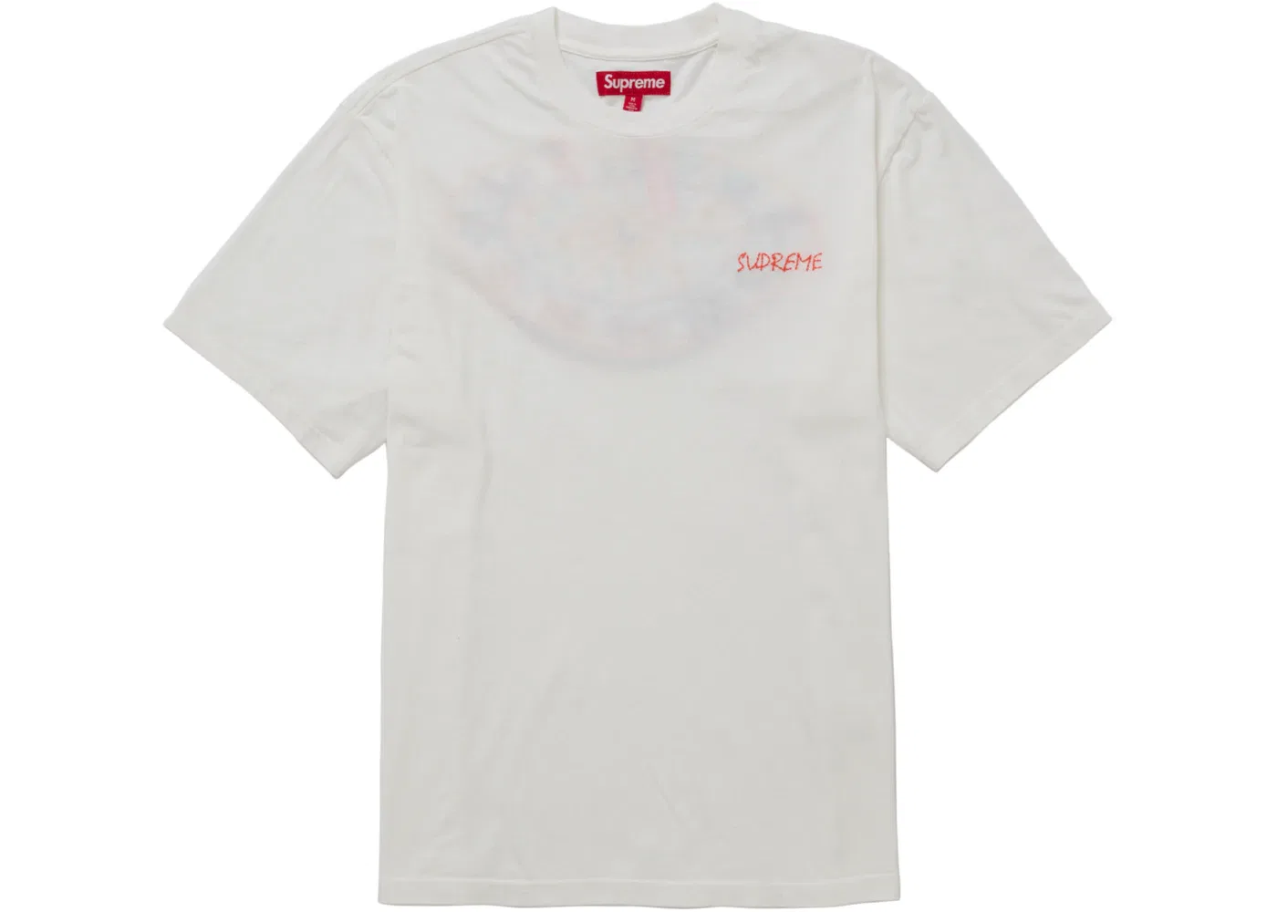 Мужская футболка с принтом Supreme Zodiac S/S Top, White — фото 2