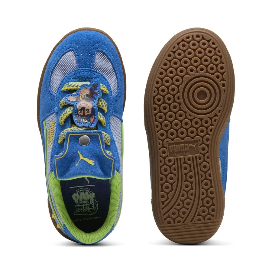 Кроссовки PUMA 'Puma x Paw Patrol Palermo' в королевском синем и светло-синем цветах — фото 3