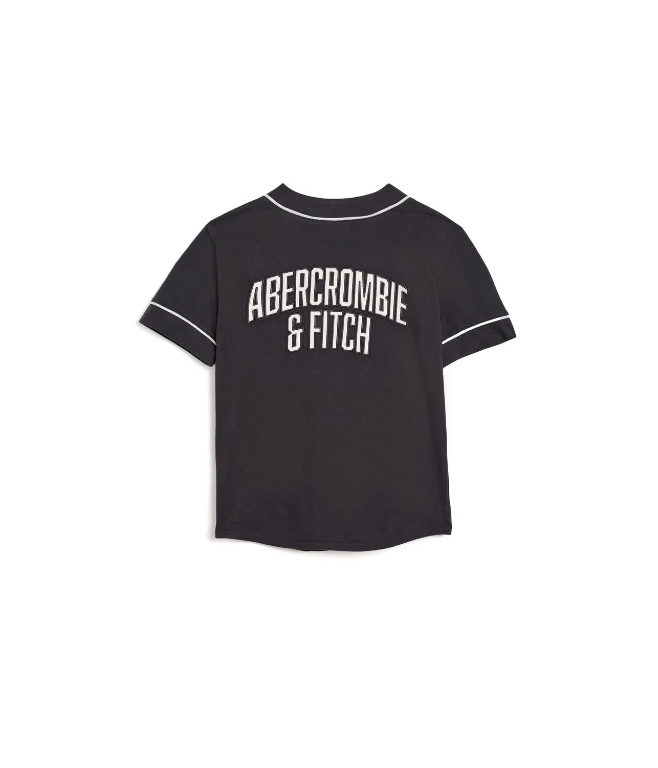 Футболка-бейсболка с отделкой Piped Baseball Tee (для больших детей) Abercrombie Kids, Orchid Petal — фото 2