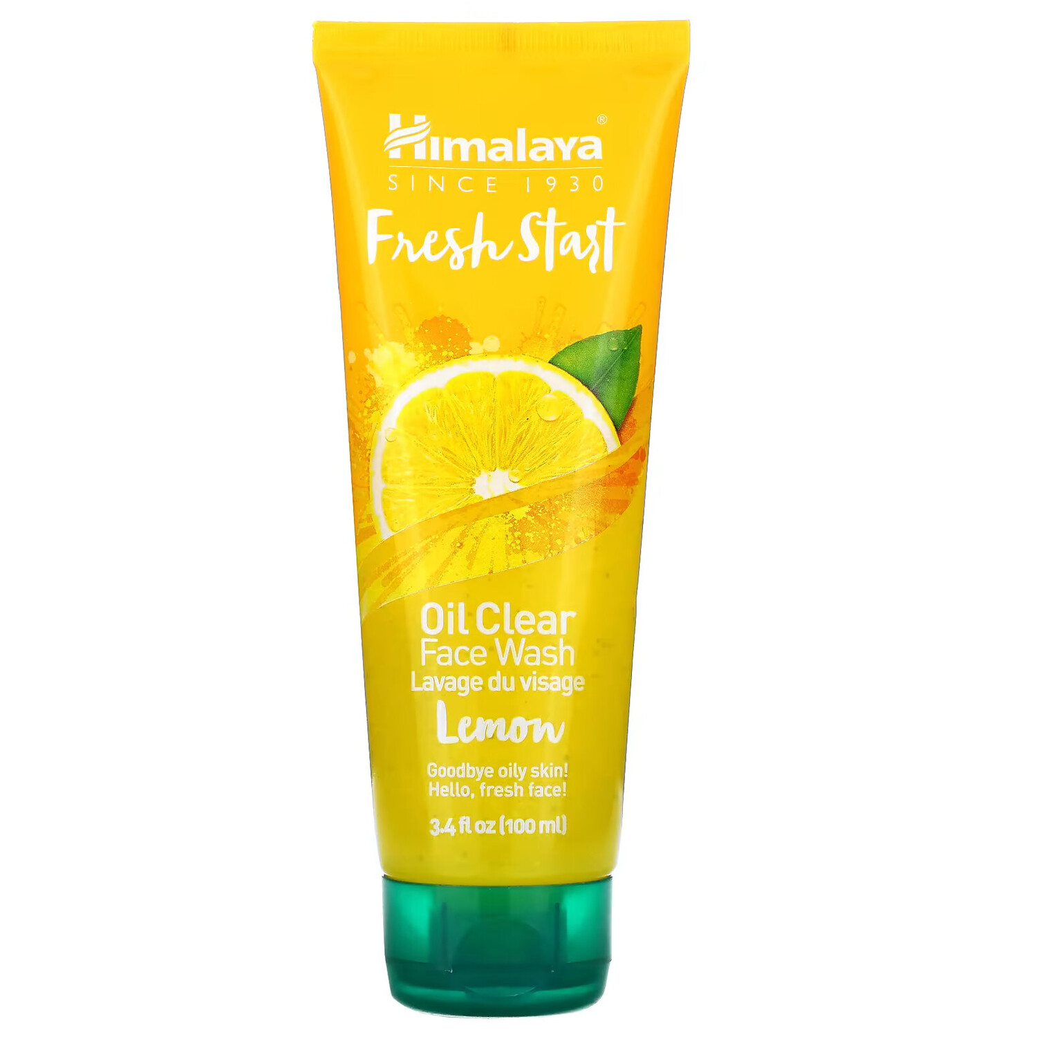 

Himalaya, Fresh Start, масляное очищающее средство для умывания, лимон, 100 мл (3,4 жидк. Унции)