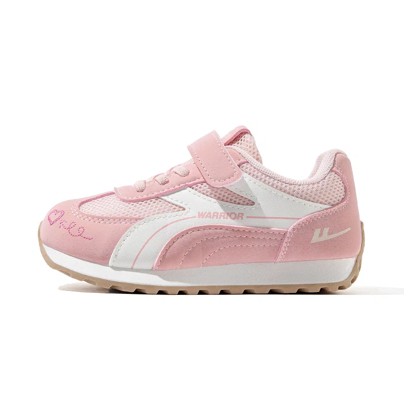Детские кроссовки с принтом Pink/Beige WARRIOR