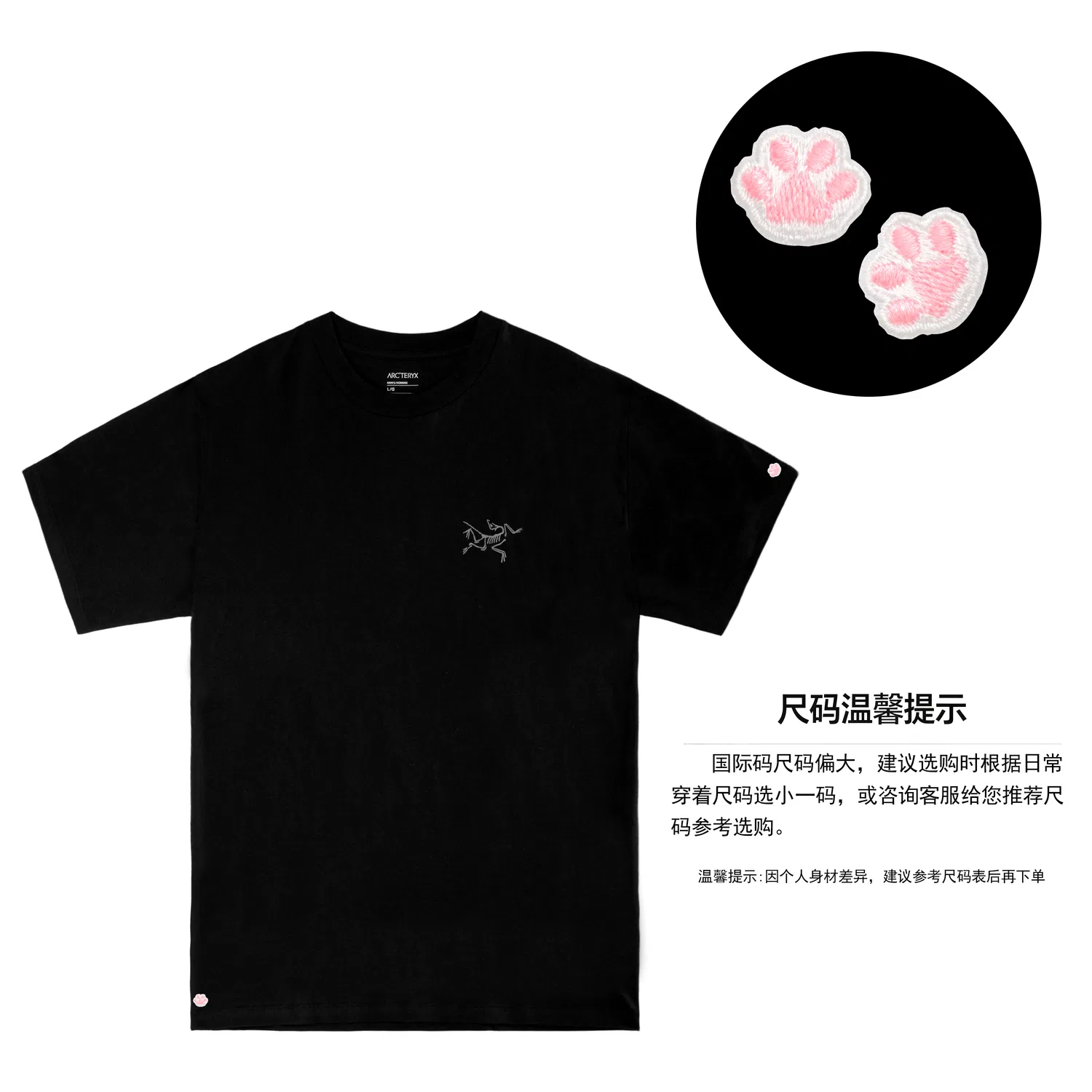 Футболка хлопковая с принтом KRAGG SL Cotton Shirt, Arcteryx, Black — фото 3