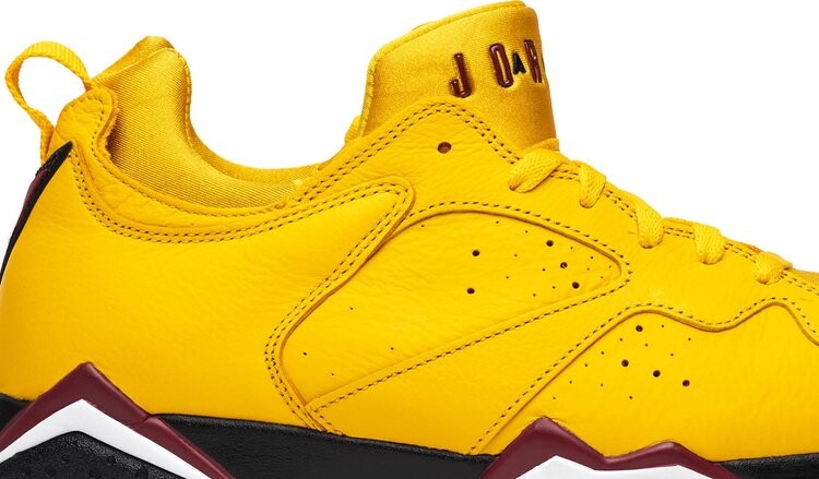 Кроссовки Air Jordan 7 Retro Low NRG Taxi, желтый — фото 2