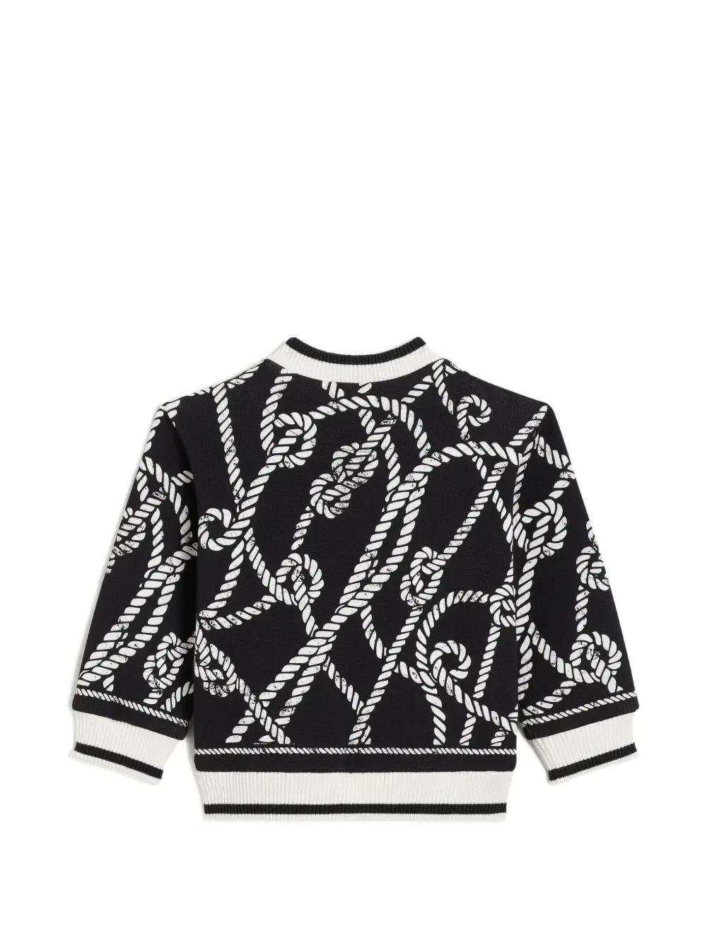 Трикотажная толстовка с принтом "Марина" Dolce & Gabbana Kids, черный — фото 2