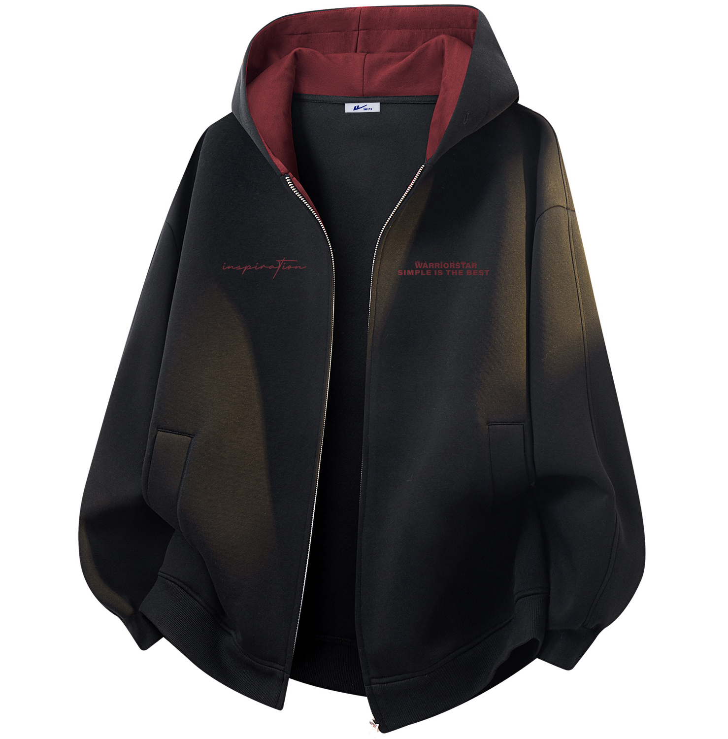 

Толстовка Unisex Hooded Moderate Heavyweight WARRIOR, черный