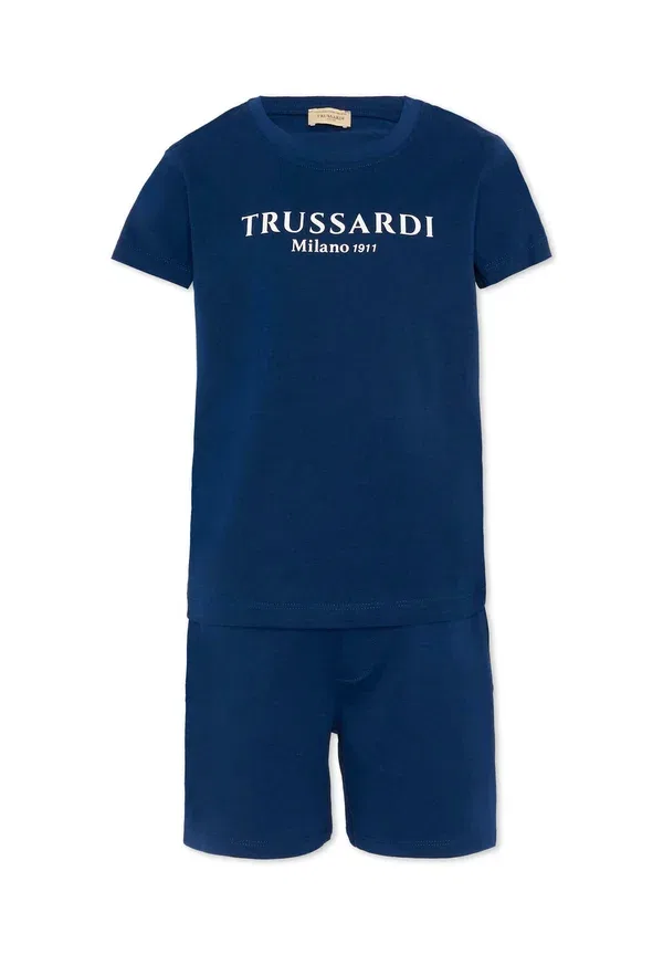Комплект брюк с принтом Tru Trussardi Junior, синий