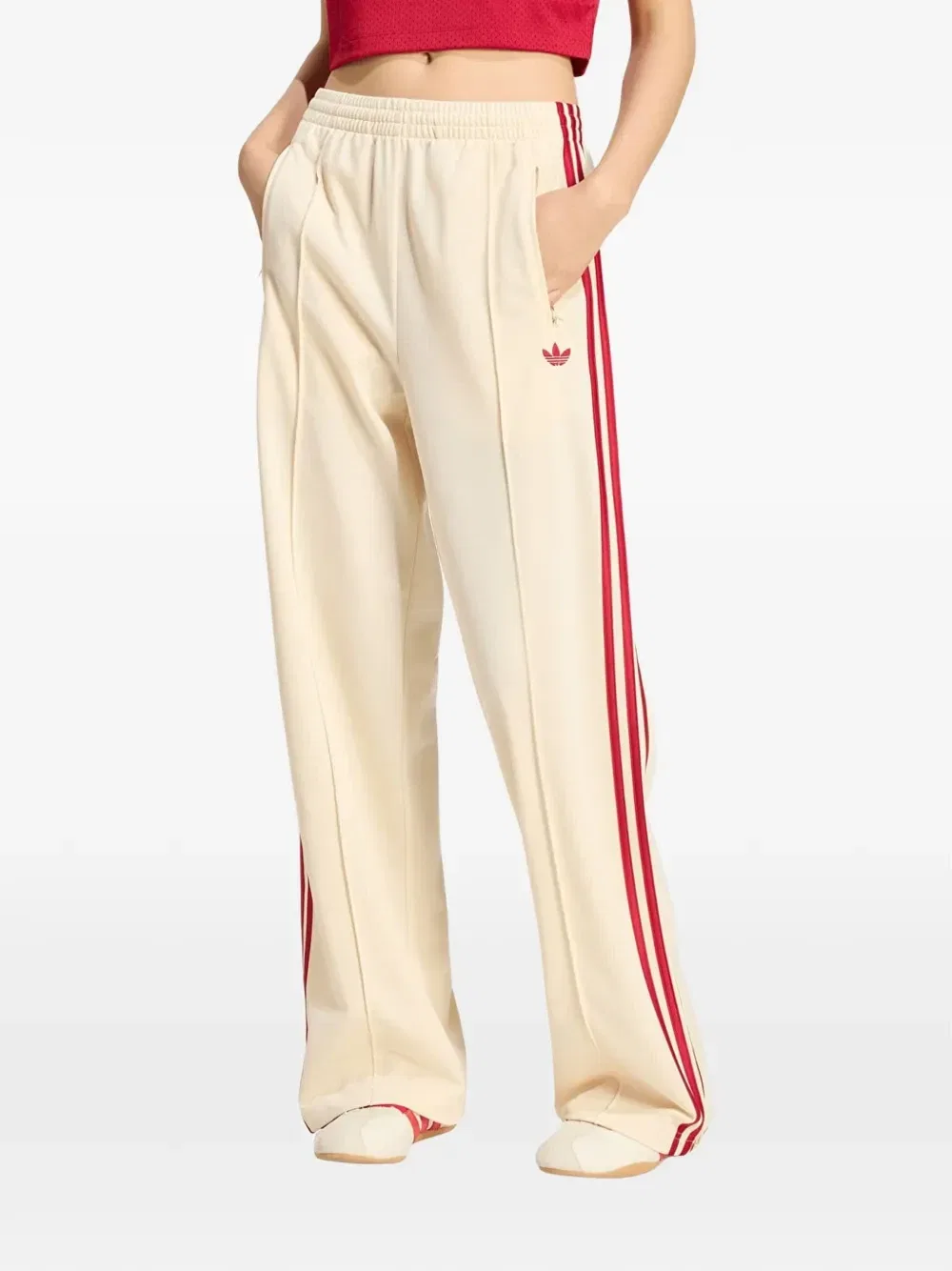 Штаны Firebird adidas, бежевый