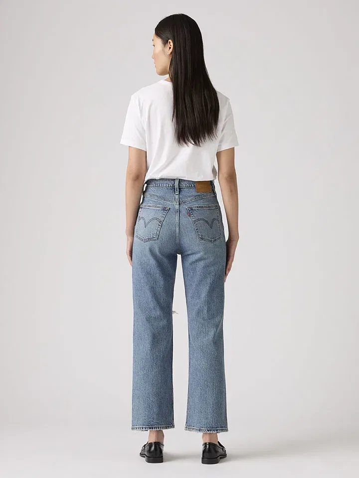 Джинсы Mom fit прямые Levi's, Light Blue — фото 2