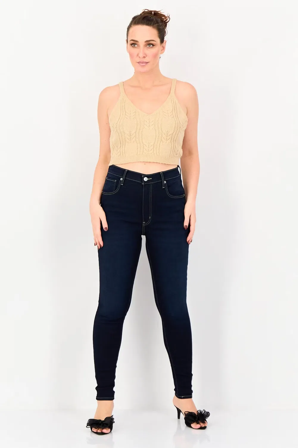 Джинсы супер скинни с высокой посадкой, Levi'S, синий — фото 4