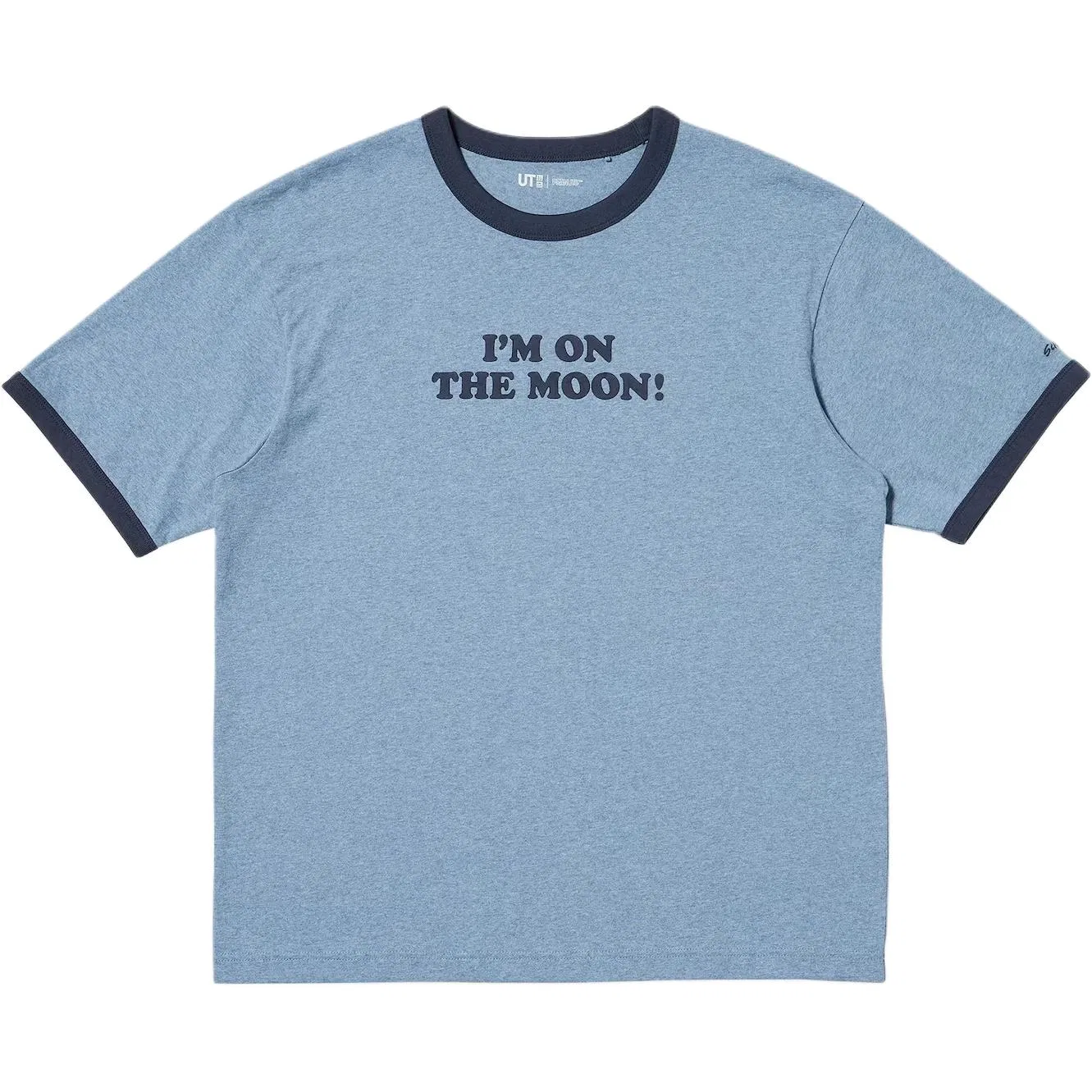 Детская футболка с круглым вырезом PEANUTS UNIQLO, Blue