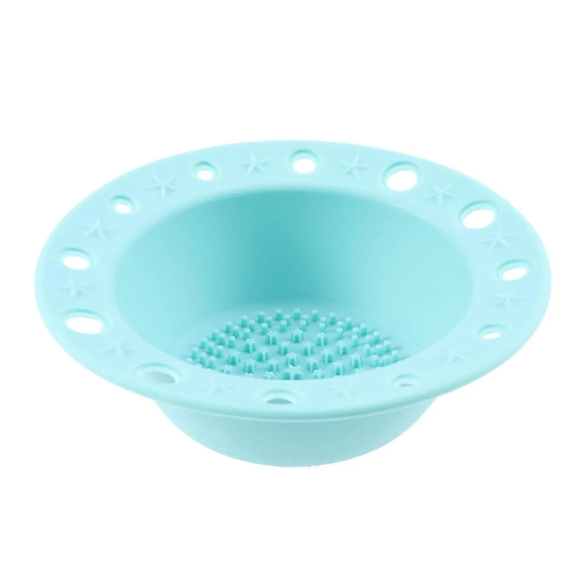 Щетка для очистки кистей, COSMOBETTY, 12 отверстий, 12x12x3.9 см