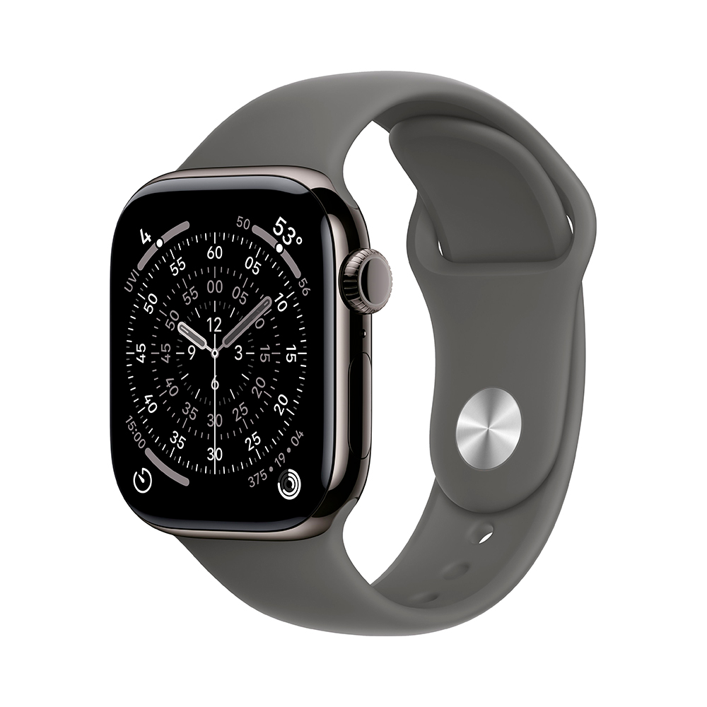 

Умные часы Apple Watch Series 11 (GPS+Cellular), 42 мм, Slate Titanium Case/Stone Gray Sport Band - M/L, Серый, Умные часы Apple Watch Series 11 (GPS+Cellular), 42 мм, Slate Titanium Case/Stone Gray Sport Band - M/L