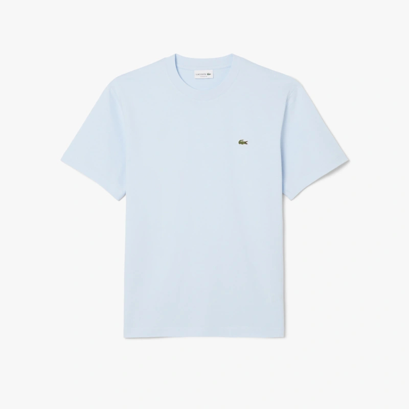 

Футболка Lacoste Logo-Patch Cotton, светло-голубой