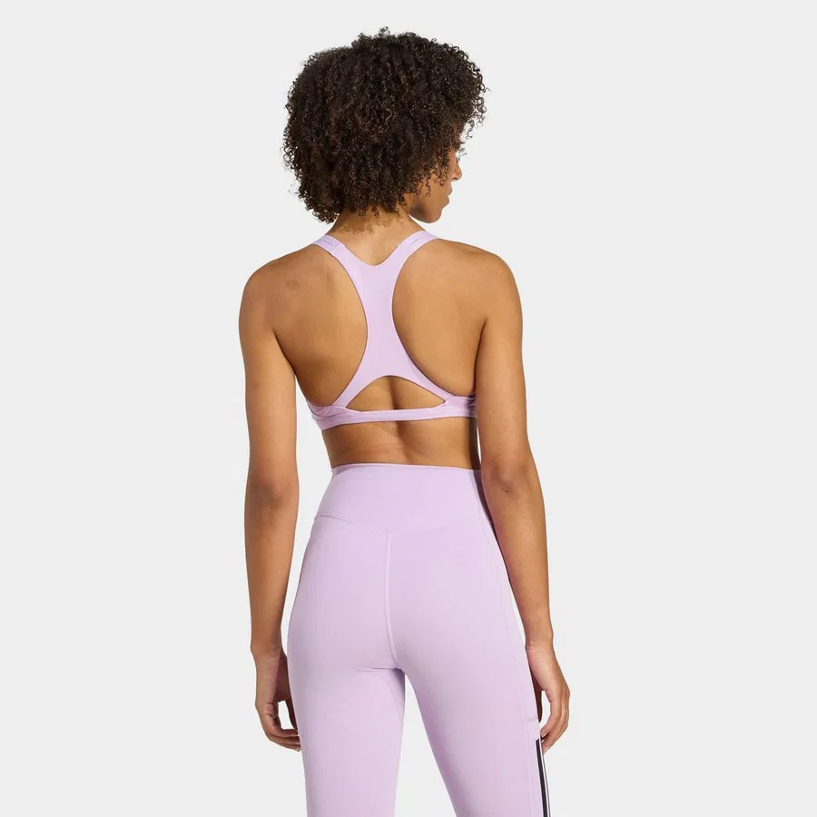 Спортивный бюстгальтер с легкой поддержкой Aeroimpact Luxe Training adidas, Фиолетовый — фото 2