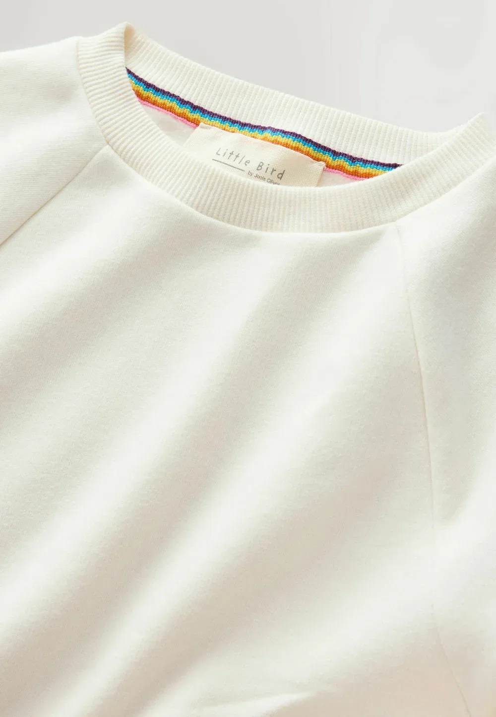Толстовка стандартного кроя - с радужной тематикой Little Bird, Rainbow Applique — фото 3
