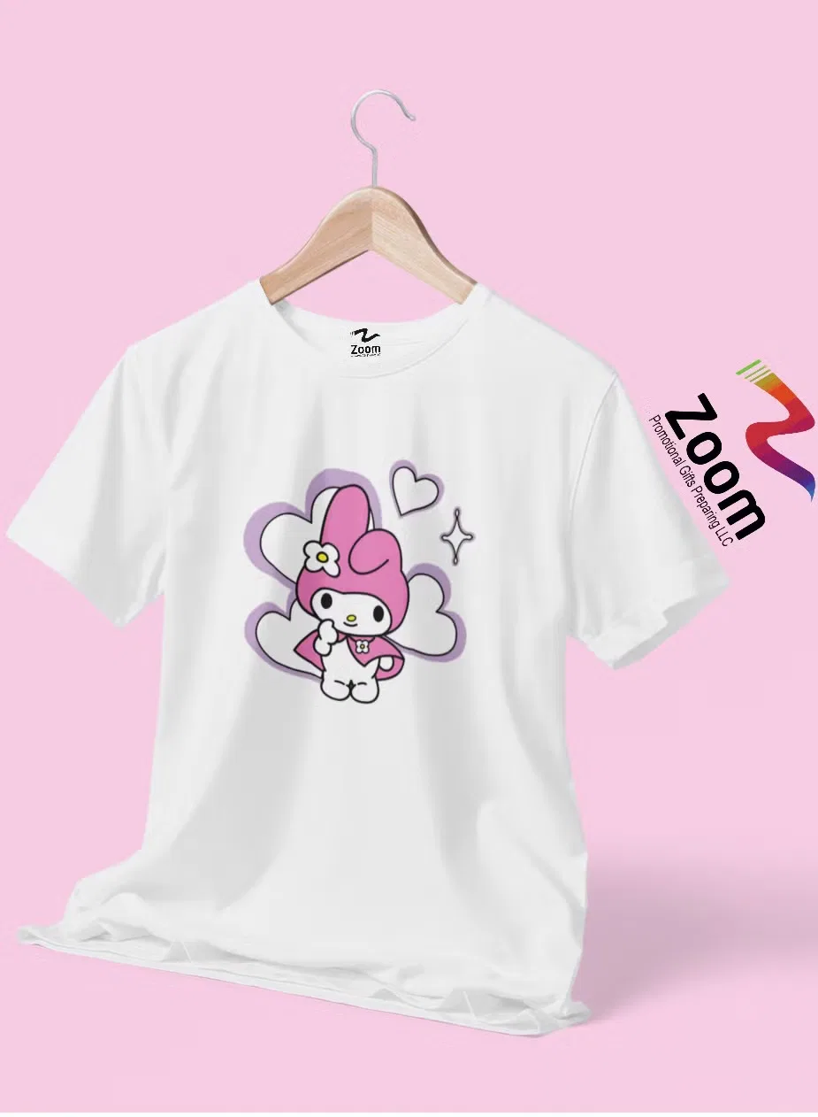 Футболка с принтом My Melody Zoom, белый