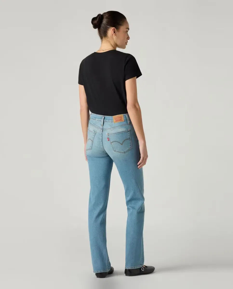 Женские джинсы прямого кроя с эффектом shaping 314 Shaping Straight Levi's, Azul Claro — фото 3