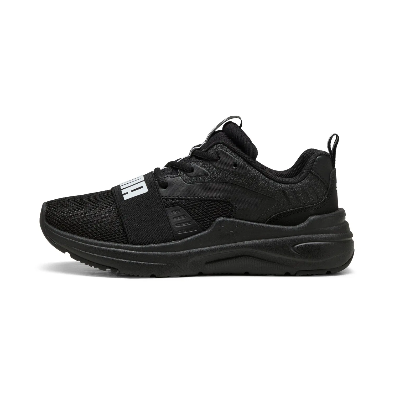 Детские кроссовки с мягкой амортизацией SOFTRIDE WIRED 2 JR PUMA, Black/White — фото 2