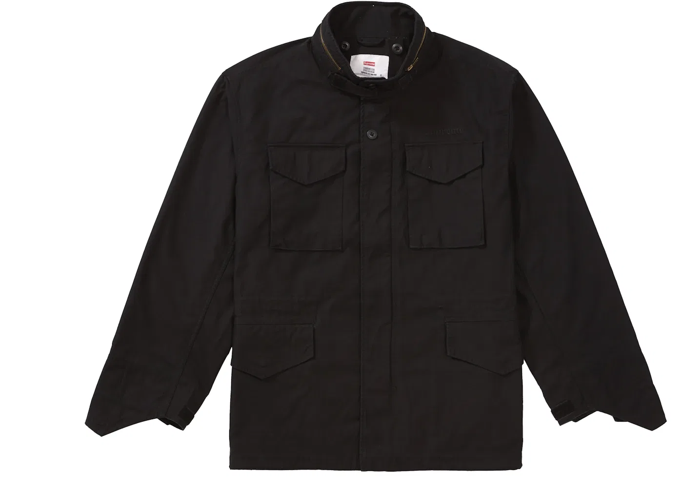 Мужская куртка M-65 с принтом Supreme, Black