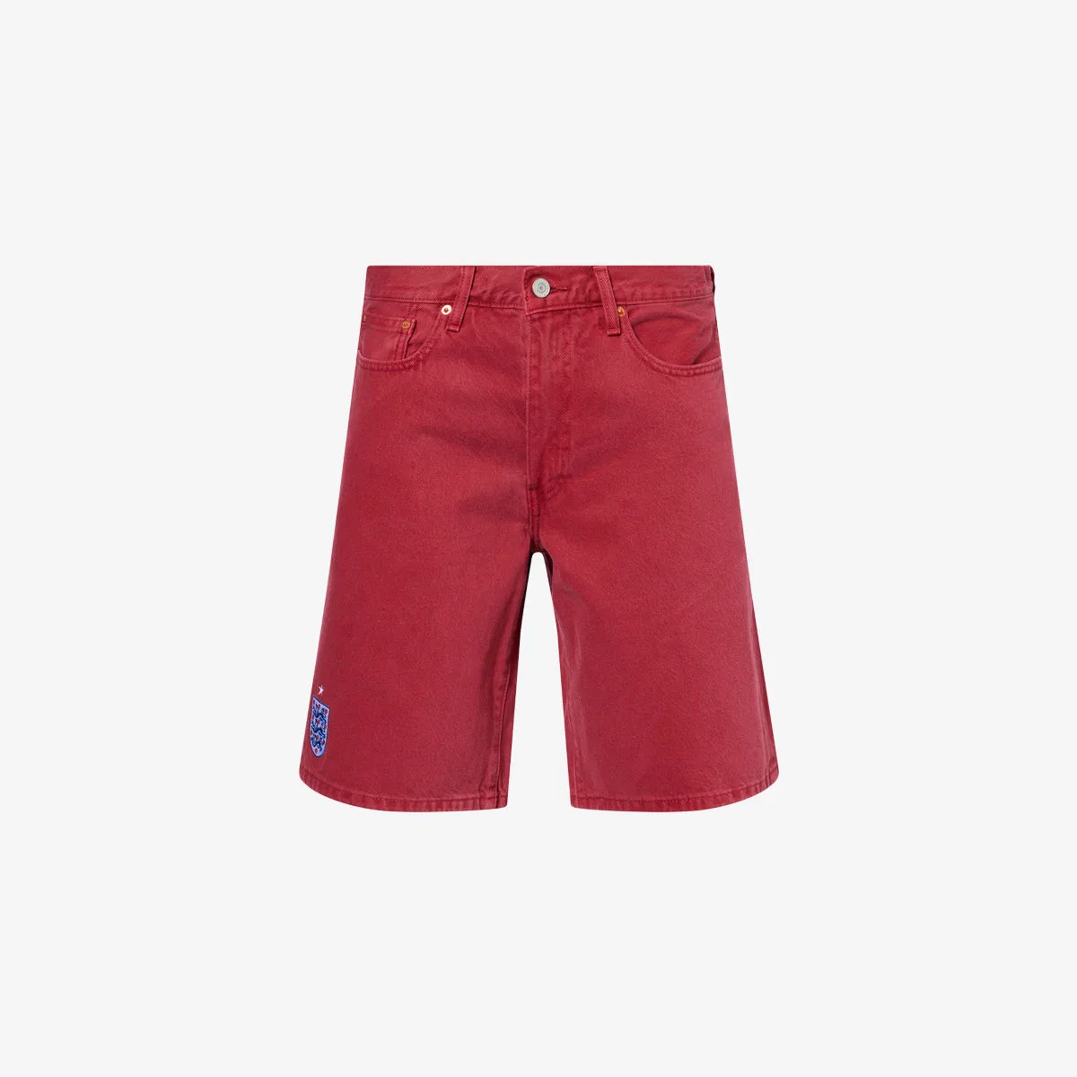 Джинсовые шорты Levi's x World Cup England 478 свободного кроя Levis, красный