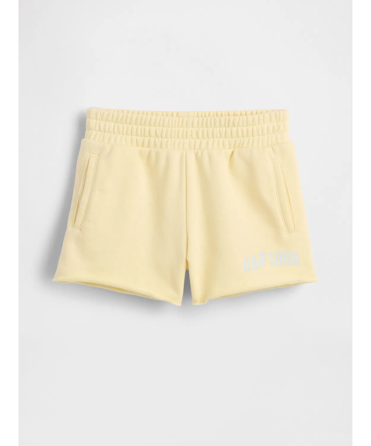 Детские шорты из футера с принтом babyGap GAP, Off White — фото 3