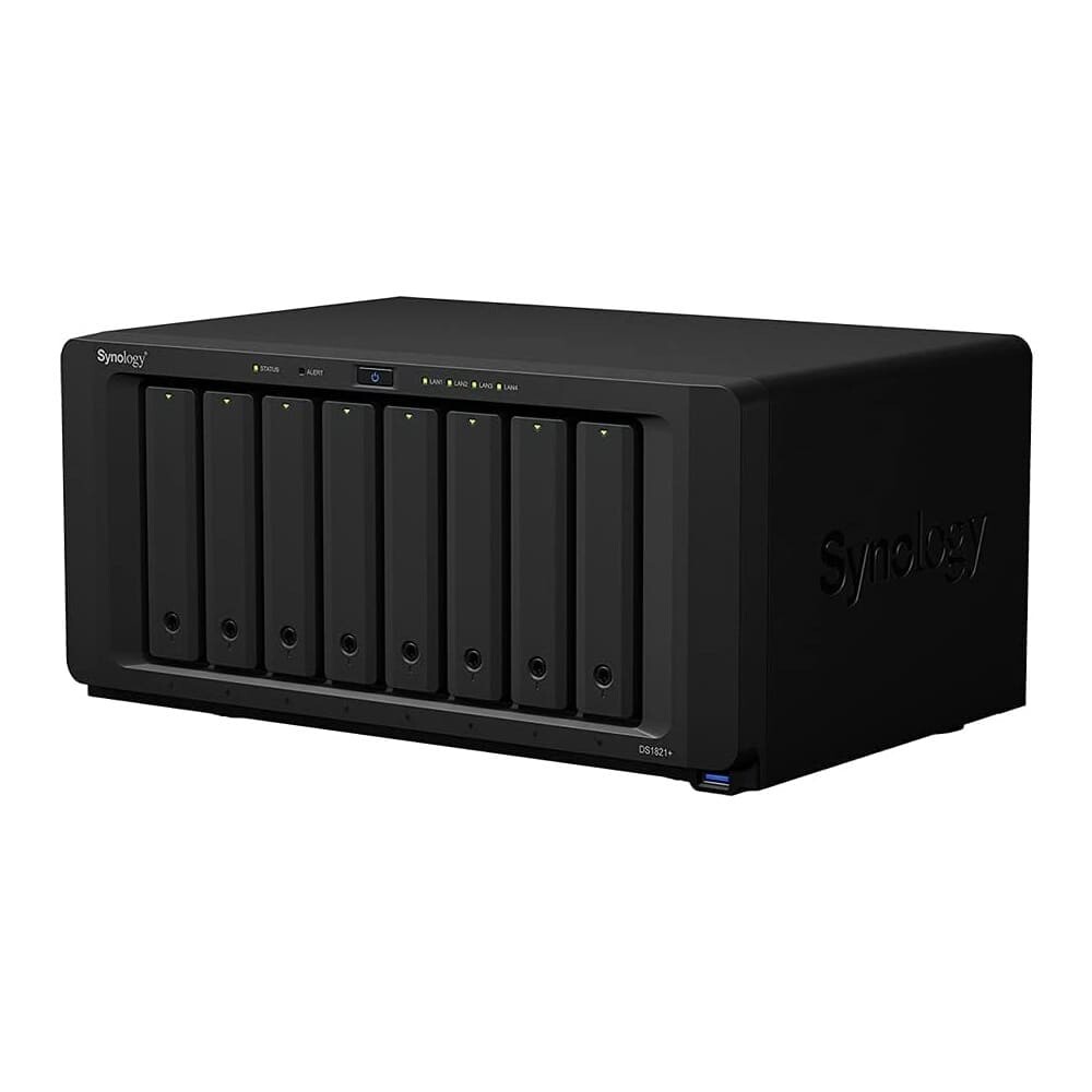 Сетевое хранилище Synology DiskStation DS1821+, 8 отсеков, без дисков, черный — фото 4