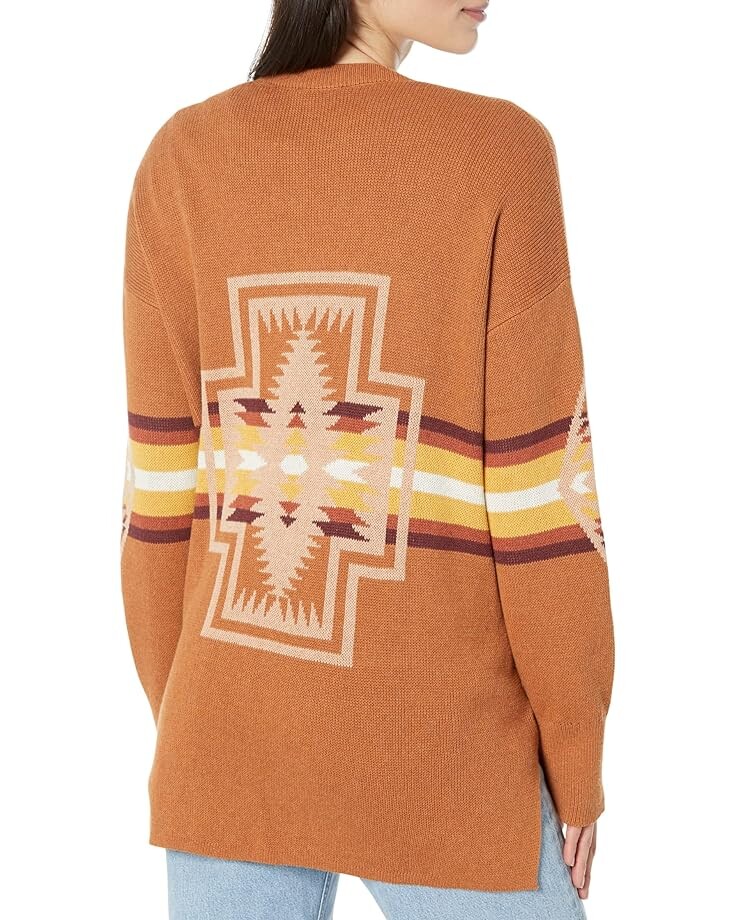 

Свитер Pendleton Sierra Springs Cardigan, цвет Brown Sugar Multi