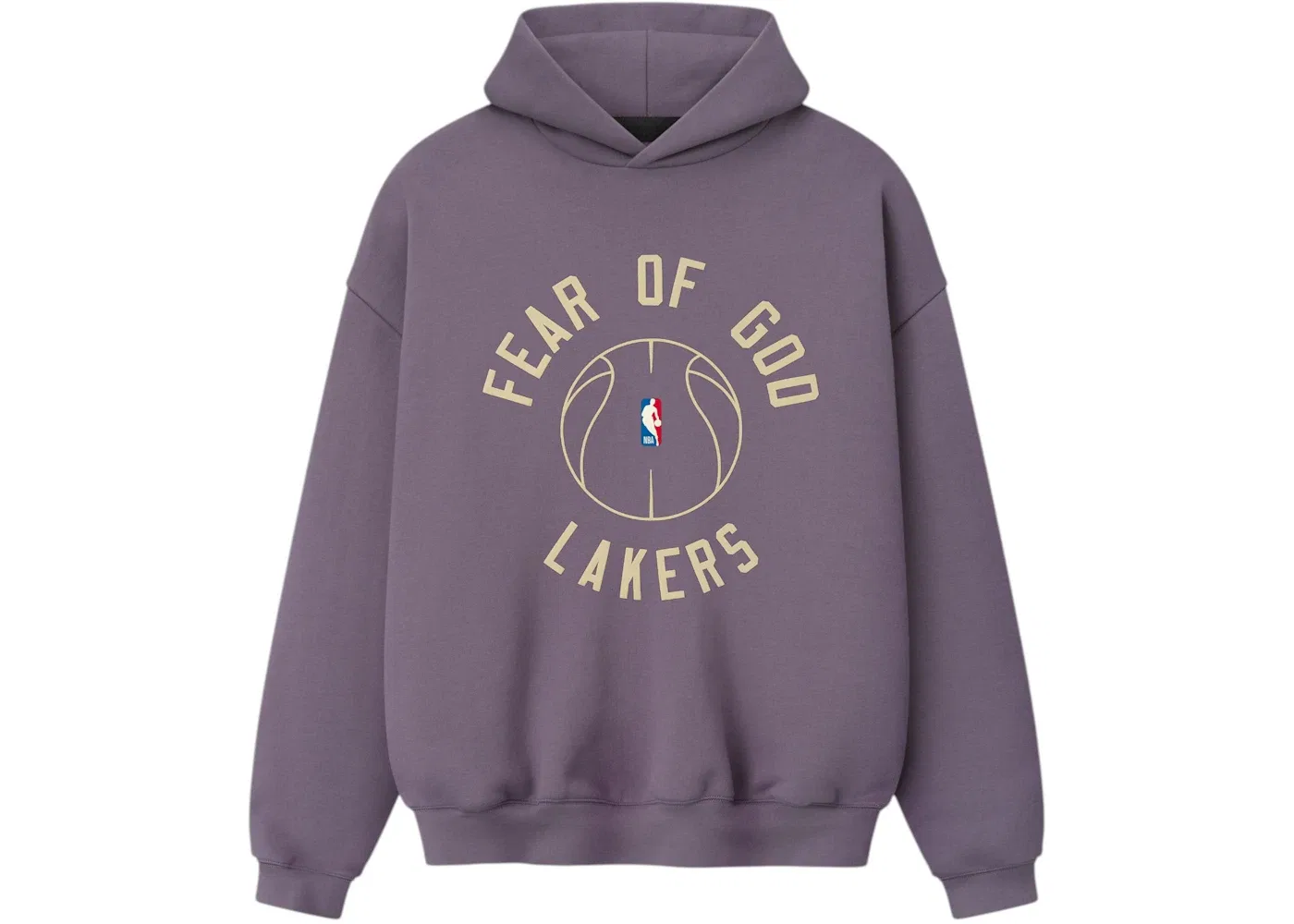 Женское худи оверсайз с принтом Lakers x Barkley Hendricks Fear of God Essentials, Cadet