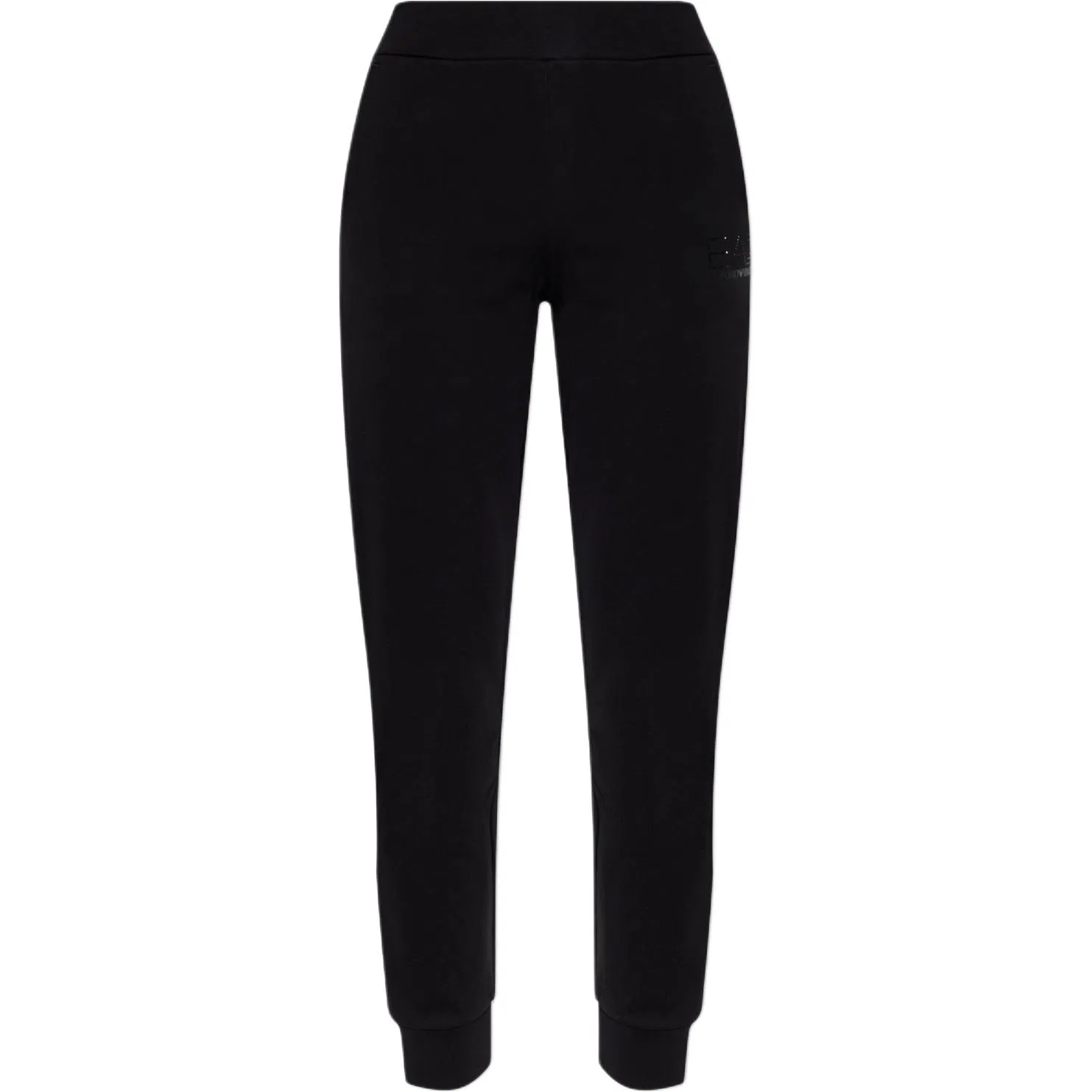 Женские спортивные брюки с логотипом Emporio Armani, Черный