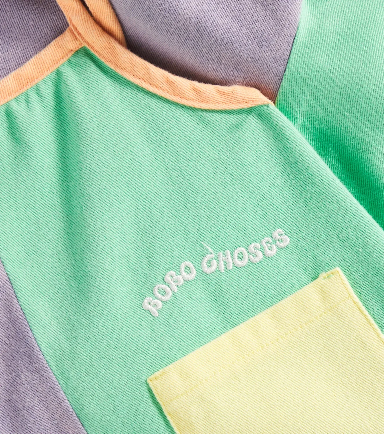 Комбинезон в стиле колор-блок Bobo Choses, мультиколор — фото 3