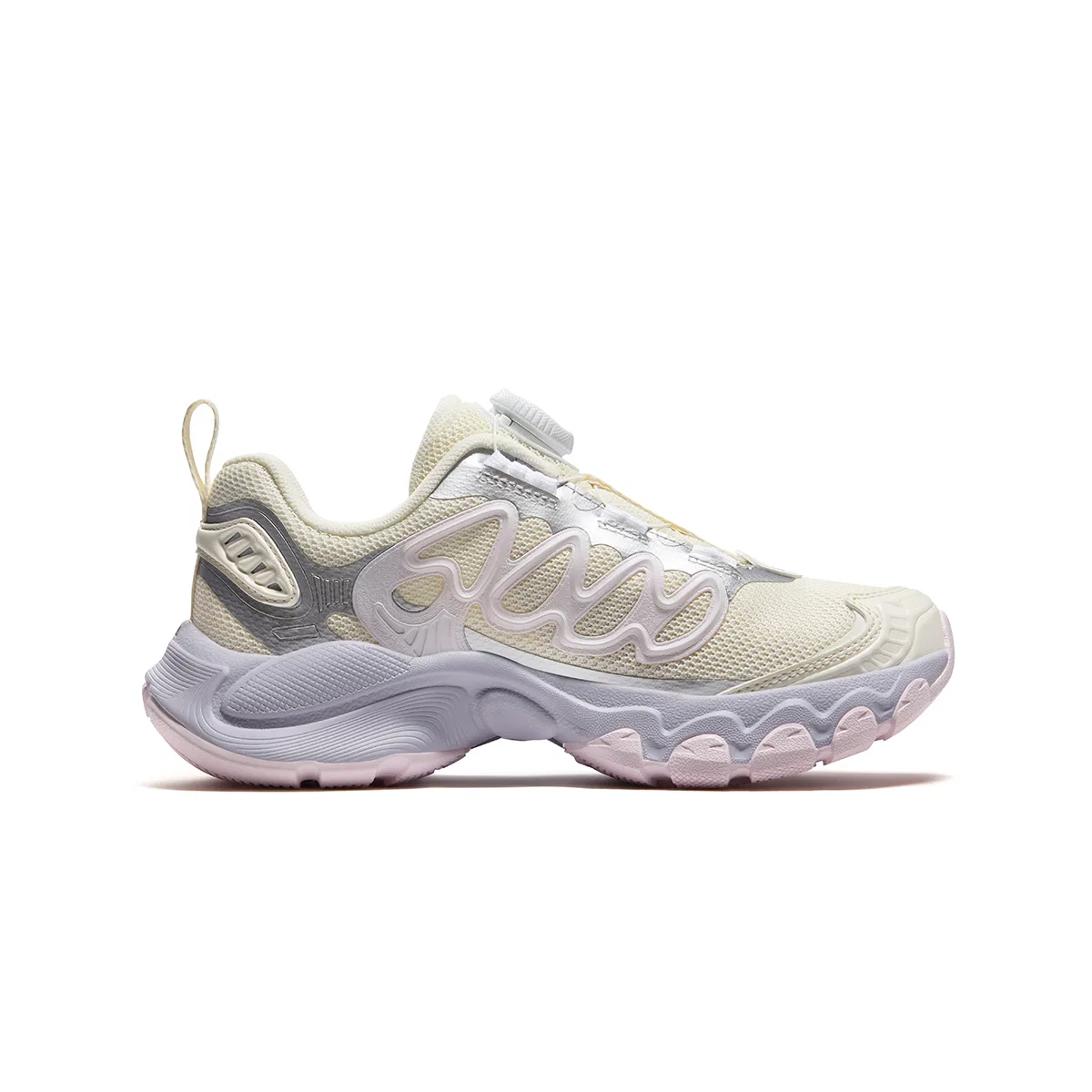 Детские кроссовки для бега Heritage FHT, FILA KIDS, Vanilla Ice White/Space Silver — фото 3