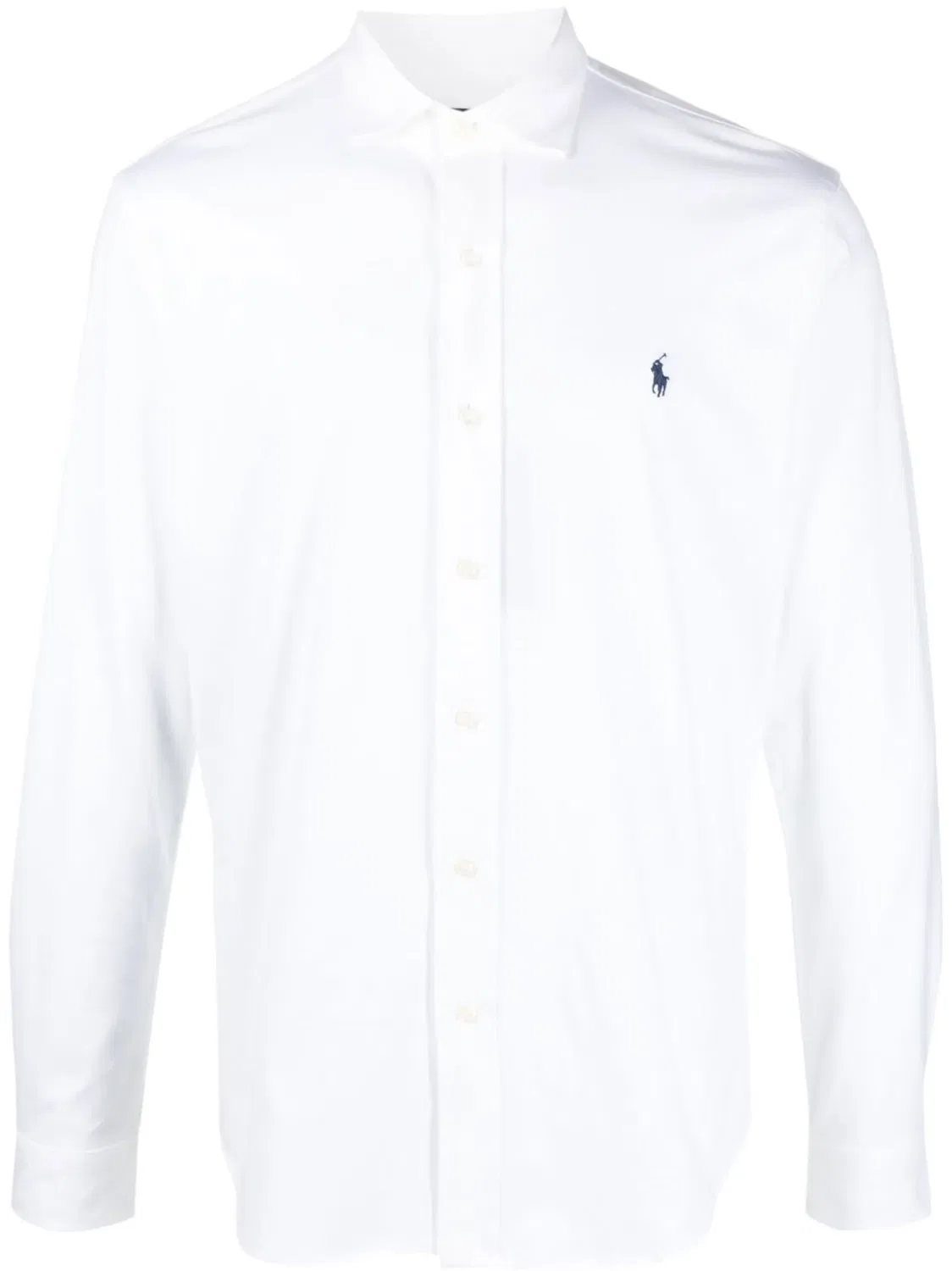 Polo Ralph Lauren Рубашка-поло с вышитым пони белое
