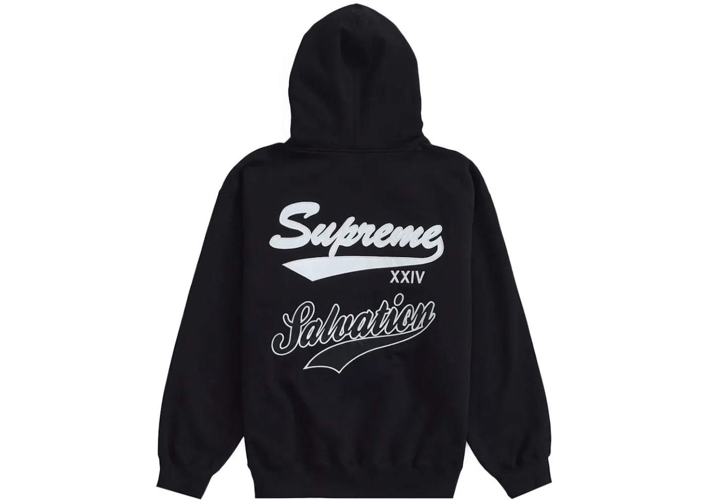 Мужская худи с полной застежкой-молнией Supreme Salvation Supreme, Black — фото 2