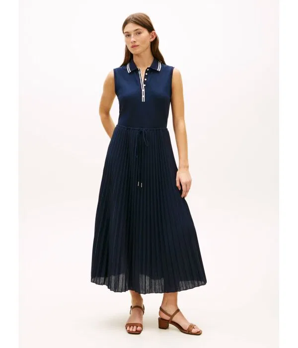 Женское платье-трапеция Flare Fit Tommy Hilfiger, Blu Marino