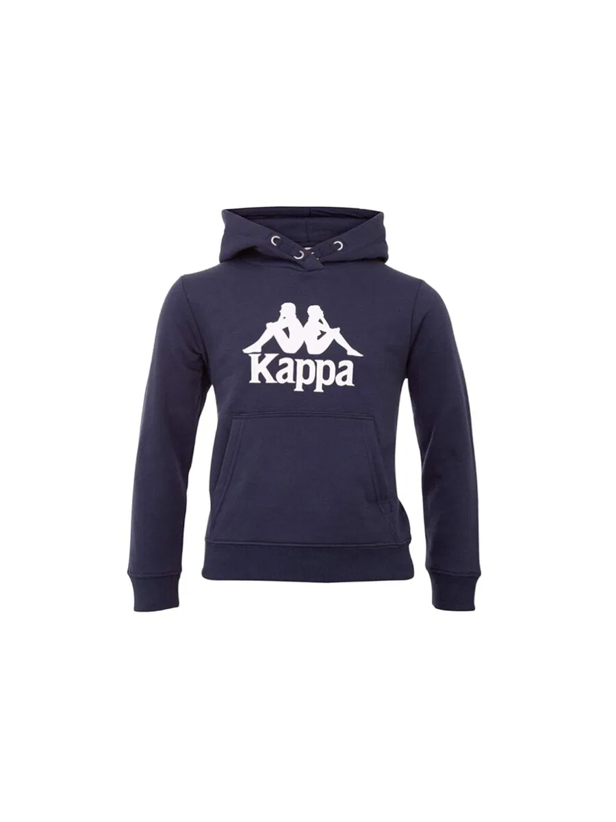 Толстовка KAPPA 'Kappa Taino Kids Hoodie' темно-синего цвета