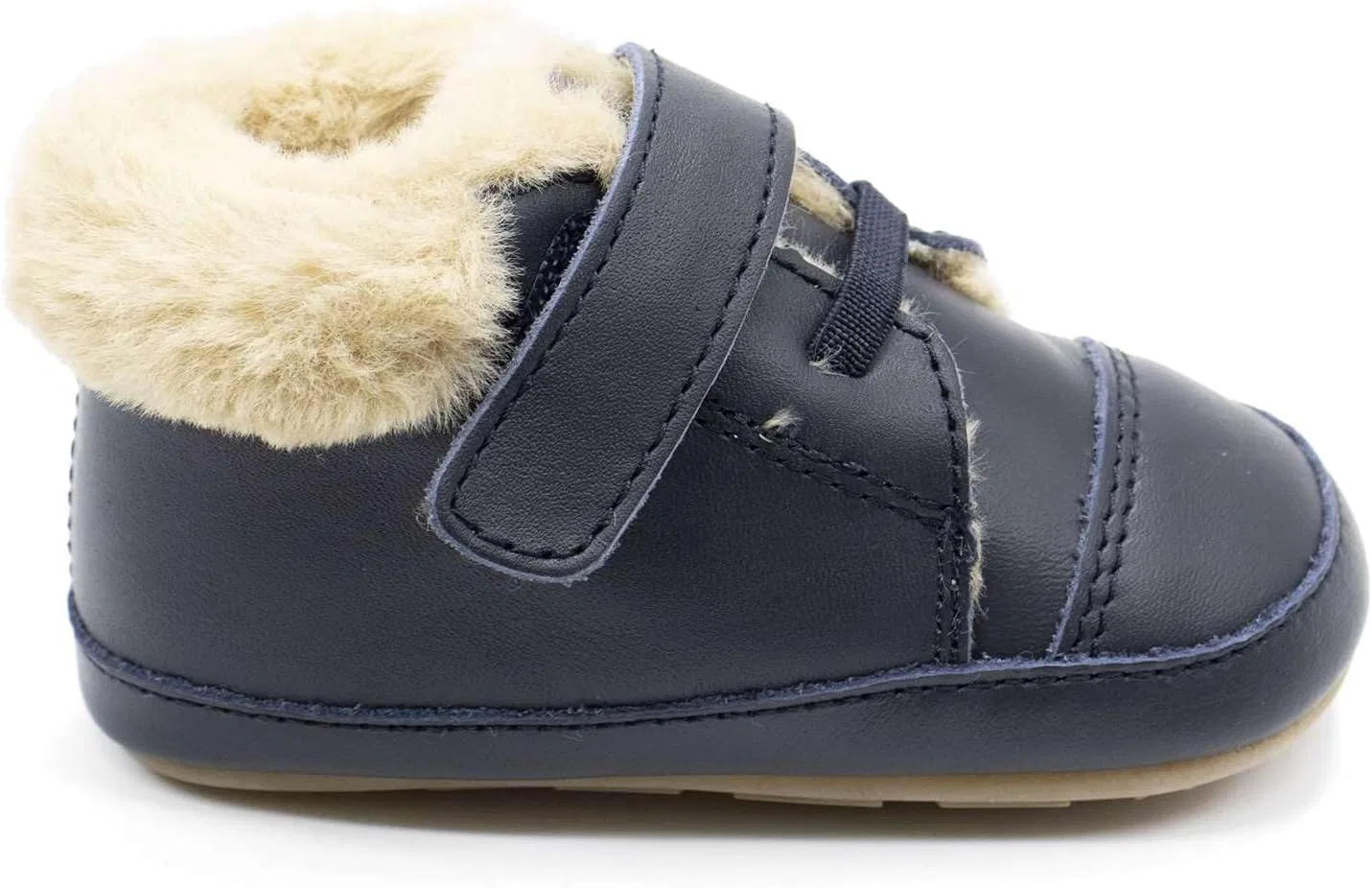 Детские кроссовки для мальчиков с высоким верхом Mountain Bub Old Soles, Navy — фото 4