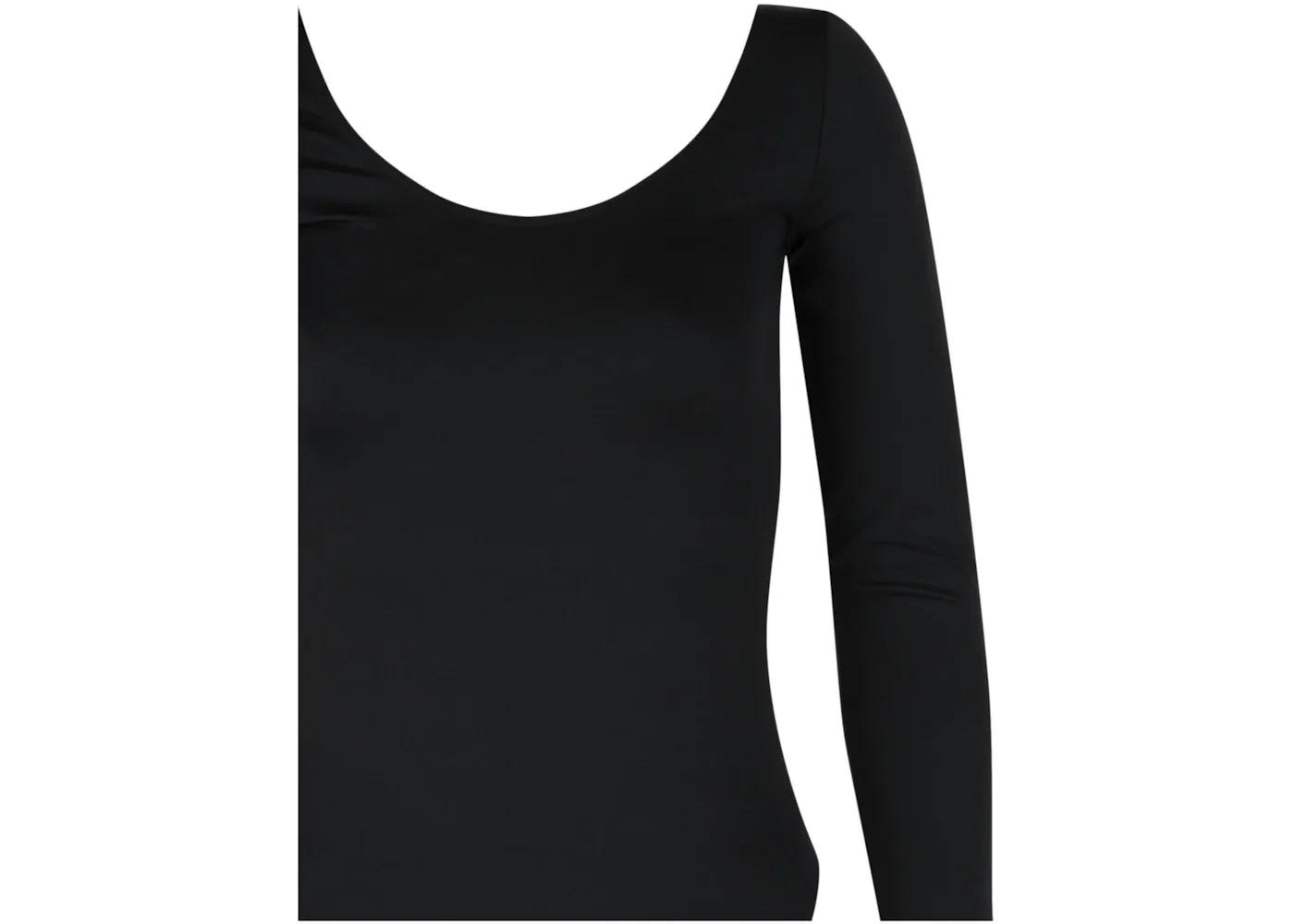 Женское боди Dancer Matte Spandex Bodysuit Balenciaga, Black — фото 3