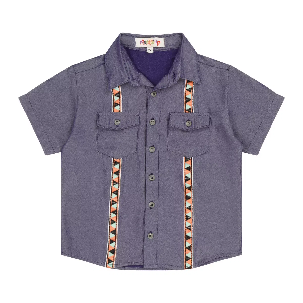 Детское сорочка с коротким рукавом Mixed Up Clothing, Dark Blue
