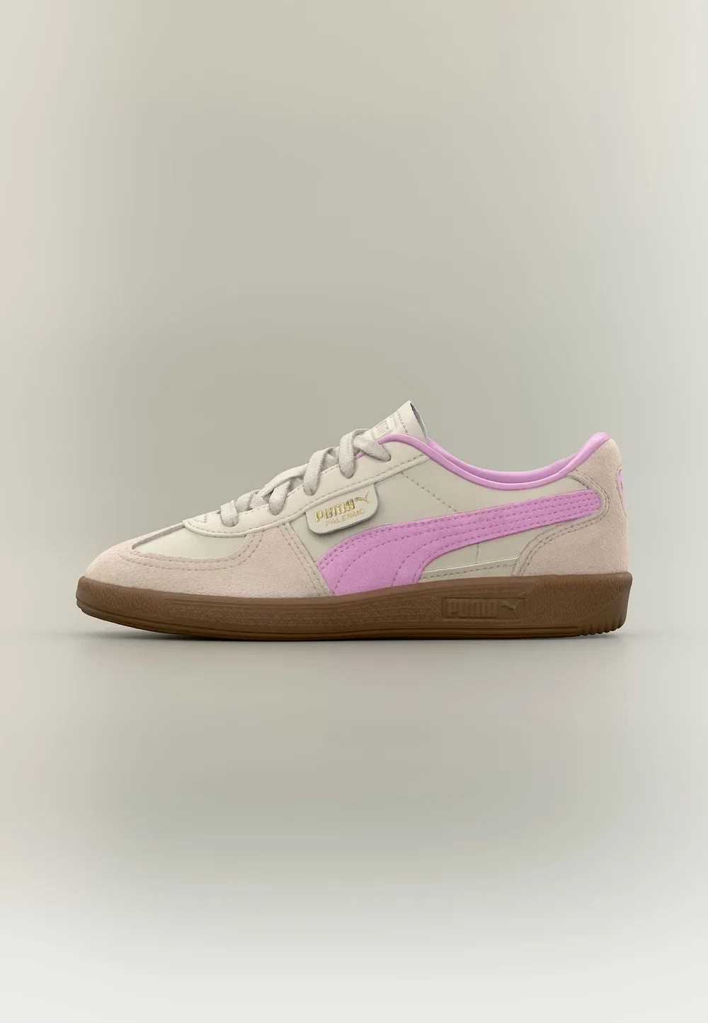 Детские кроссовки унисекс Palermo Puma, Silver-Coloured Fog/Mauve Glow