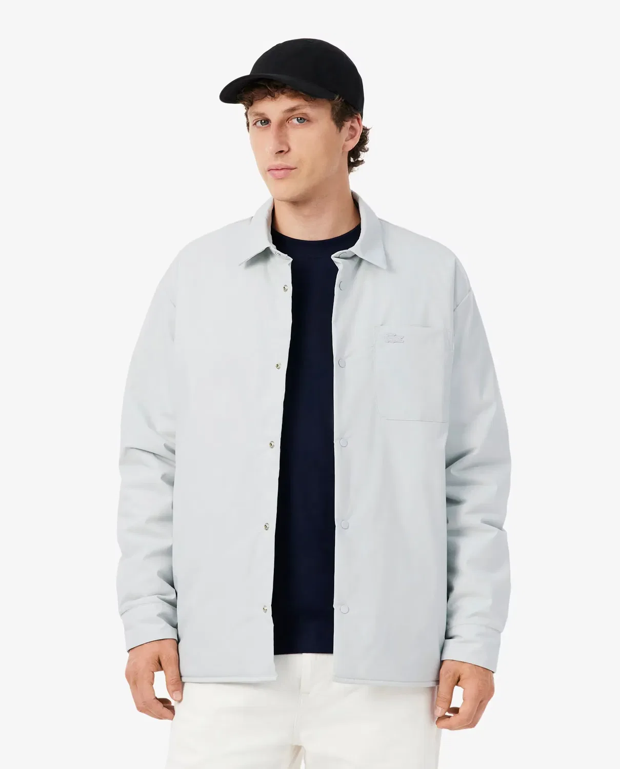 Рубашка мужская Lacoste с длинным рукавом, Gris