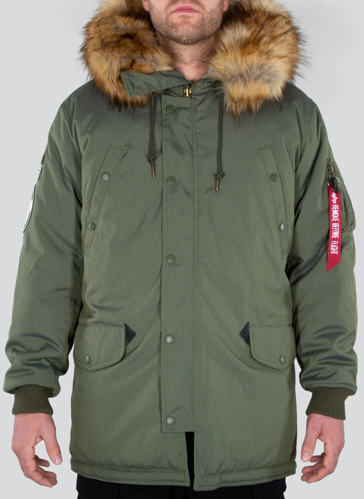 

Куртка Alpha Industries Arctic Discoverer, оливковая, Зеленый, Куртка Alpha Industries Arctic Discoverer, оливковая