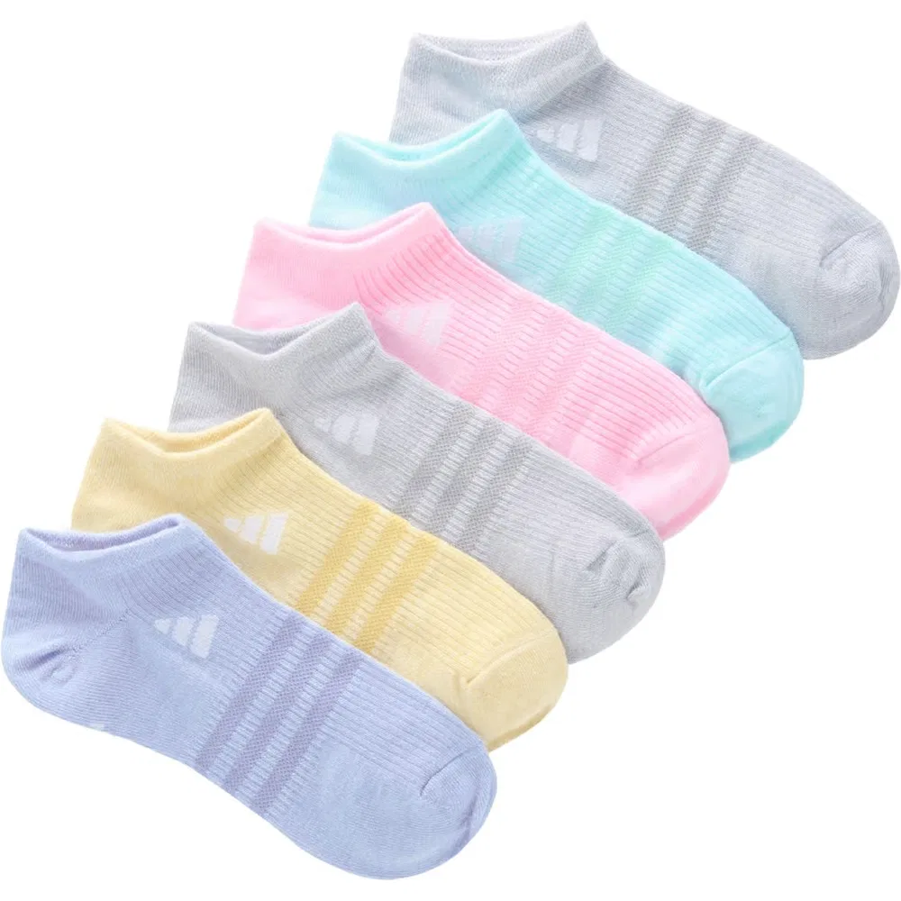 Детские носки-невидимки комплект из 6 штук сверхлегкие размер M Adidas, Assorted